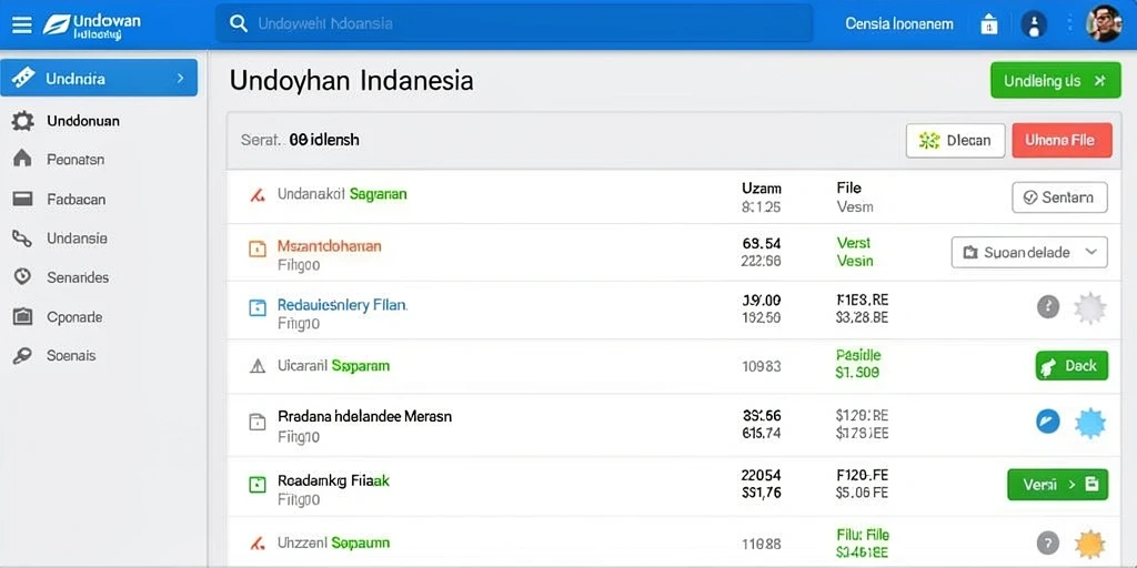 Tampilan menu utama dengan desain yang menarik.