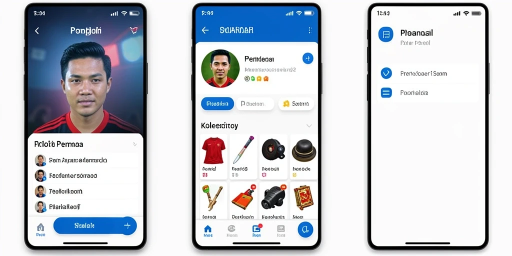 Tampilan antarmuka aplikasi yang user-friendly.