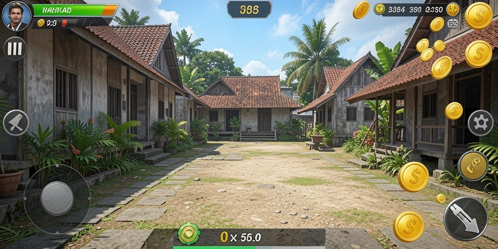 Tampilan karakter yang bisa disesuaikan dengan berbagai kostum.