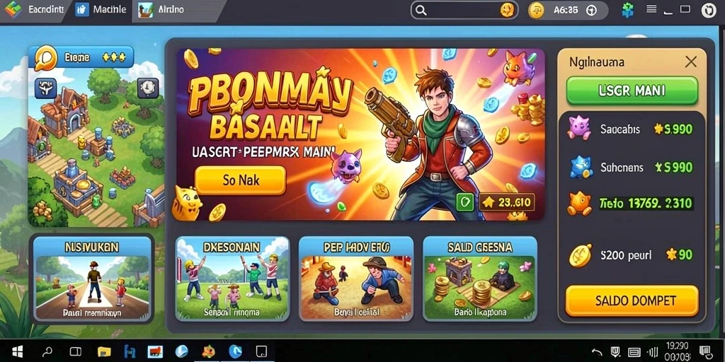 Gambaran antarmuka permainan BUJANGTOTO yang menarik.