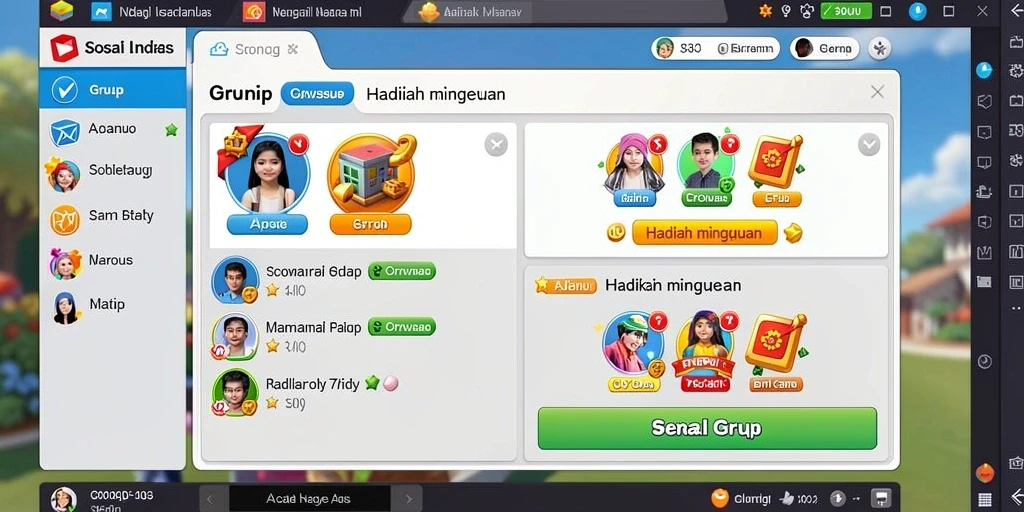 Tampilan awal aplikasi HOKI777 yang menarik.