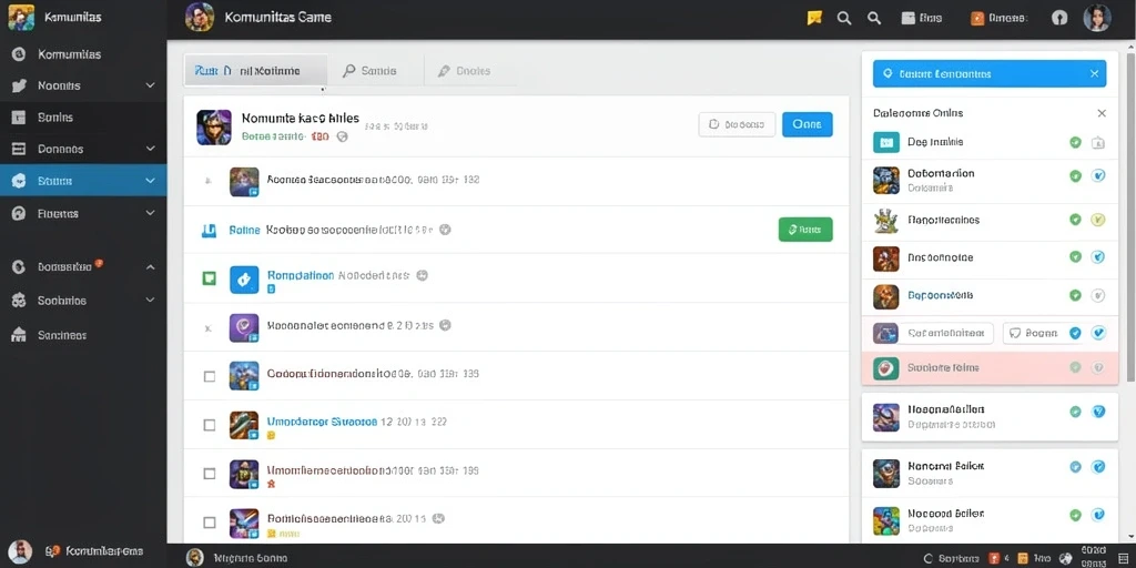 Antarmuka permainan yang menarik dan user-friendly.