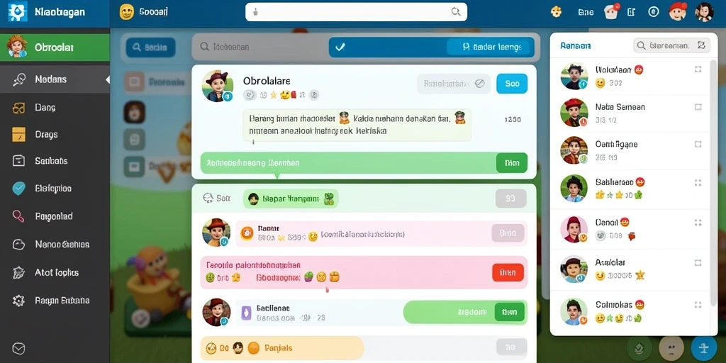Tampilan antarmuka game yang menarik dan mudah dinavigasi.