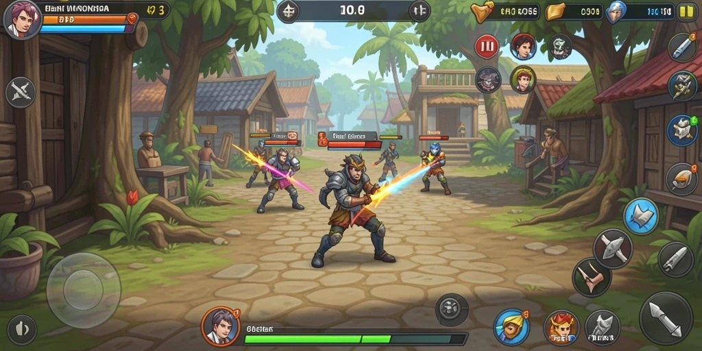 Tampilan awal RSNGAME yang menarik dan dinamis.