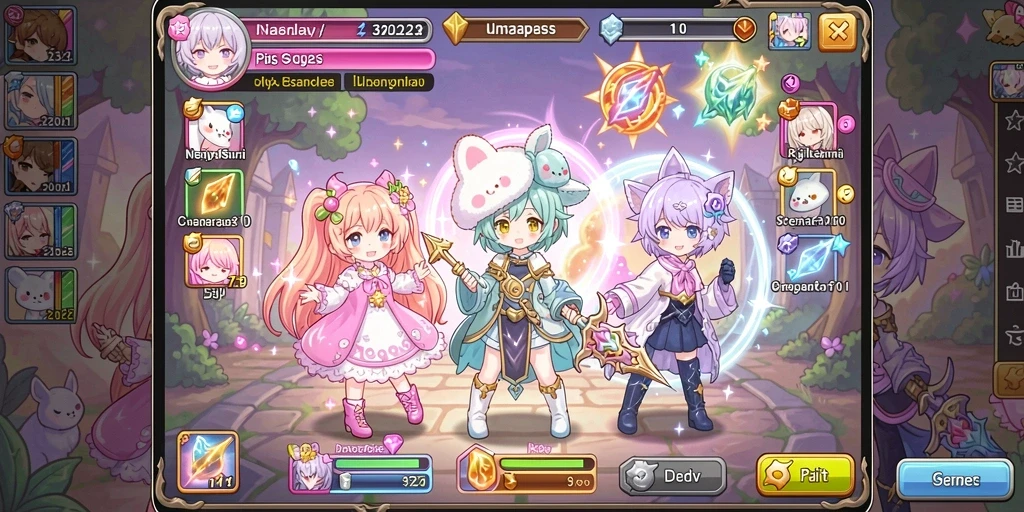 Gulungan slot penuh warna dan efek menarik.