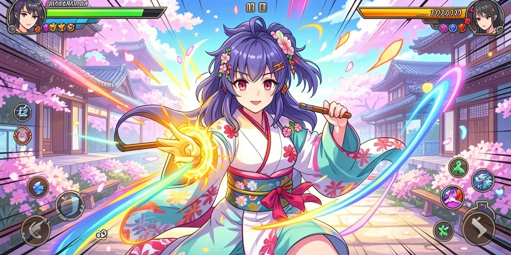 Screenshot menampilkan tampilan antarmuka yang menarik dari permainan slot.